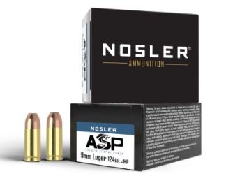 NOSLER 9MM LUGER 124GR JHP (20 CT.)