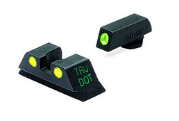MEPROLIGHT GLOCK 10MM/45ACP G/Y FIXED TRU-DOT NIGHT SIGHTS