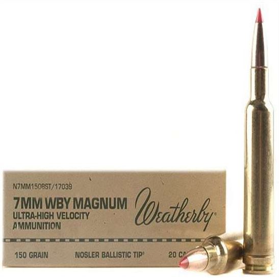 WEATHERBY c. 7MMM WTHBY 150 gr. BST