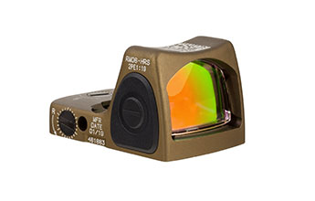 TRIJICON RMR TYPE 2 3.25 ADJ. LED HR MOA RED LED COYOTE BROW