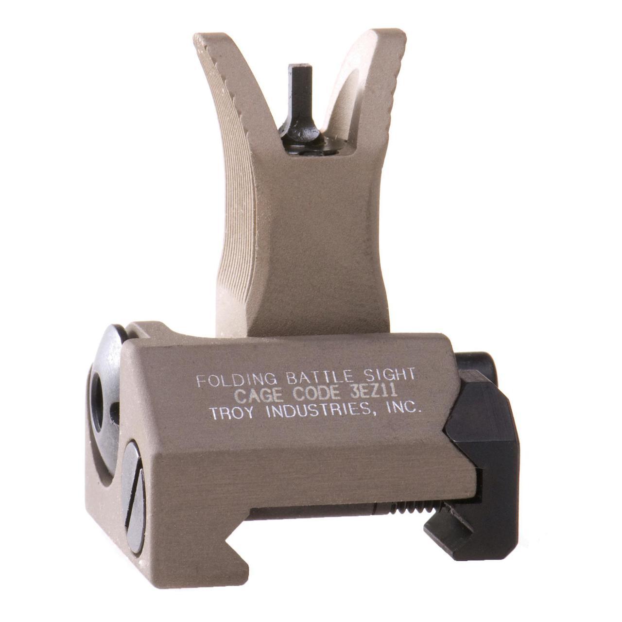 TROY Front Folding M4 Style Battle Sight – FDE