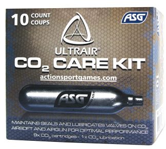 ASG CO2 ULTRAIR 12 GR 10 PCS   1 LUBRICANT