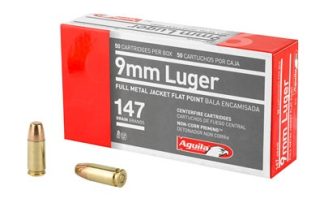 AGUILA 9MM FMJ FLAT POINT 147 GR