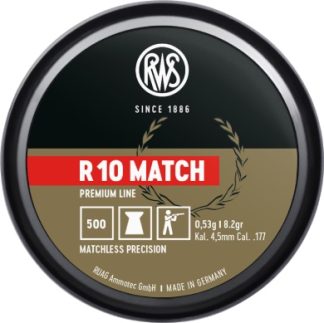 RWS R10 c.177 4.48mm 53g. TINS OF 500 RI