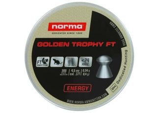 NORMA GOLDEN TROPHY FT 4.5MM 300Pk Pellets c.177
50 rd box