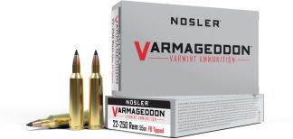 NOSLER 22-250 REM 55GR FB TIPPED