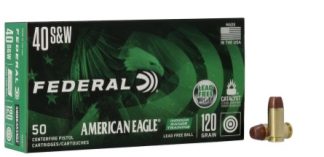 FEDERAL .40 S&W LEAD FREE 50RDS BOX