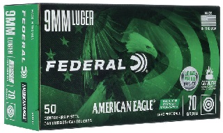 FED c.9MM LEAD FREE 70gr Indoor Training