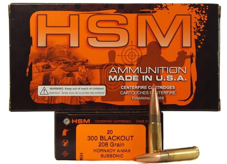 HS MUNITIONS 300 BLACKOUT 208 GR A-MAX