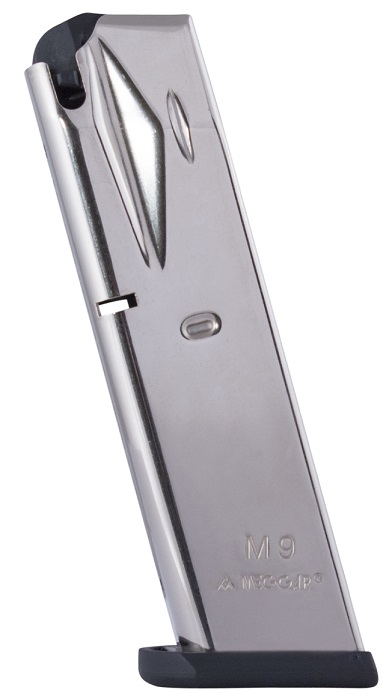MEC-GAR BERETTA 92FS, M9 .9MM 10RD NICKEL