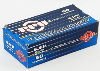 PRVI Pistol Ammo 44 Magnum SJFP 240gr 50RDS