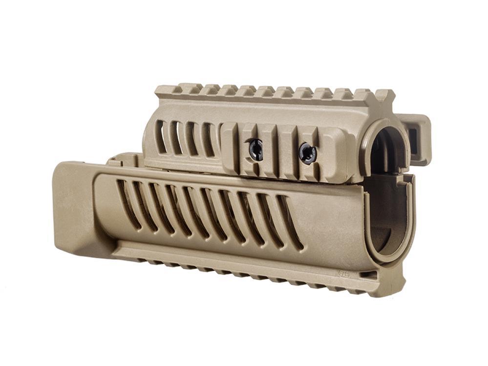 FAB DEFENSE SA VZ 58 POLYMER QUAD-RAIL SYSTEM TAN