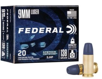 FED 9MM LUGER 138GR SYNTECH DEFENSE SJHP