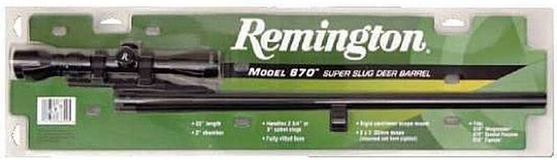 REM 870 XBL 12GA/23″ BARREL CL FR SP W/SCOPE C.PK