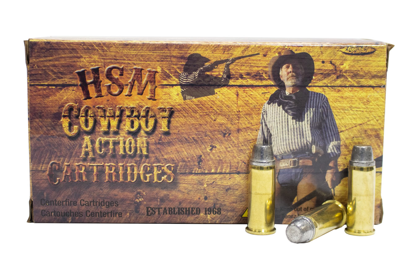 HS  MUNITIONS .44SPCL 240GR. SWC CAP LEAD NEW (50RND/BX)