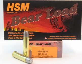 HS MUNITIONS 460 S&W 300 GR JSP