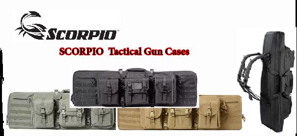 SCORPIO SINGLE GUN CASE, 600D, POLYESTER 42″ BLACK