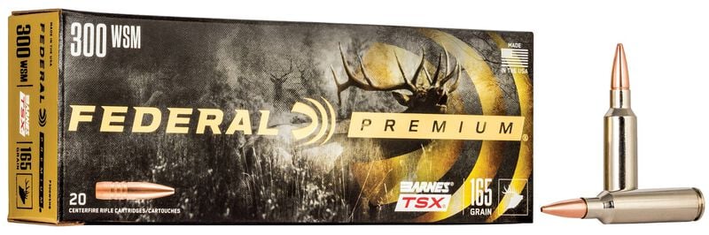 FED. PREM. c.300WSM 165GR BARNES TSX