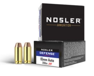 NOSLER DEFA-10MM 200GR BHG JHP (20CT)