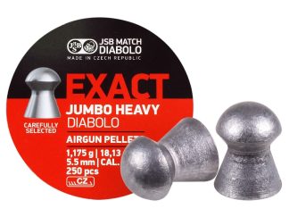 JSB Diabolo Exact Jumbo Heavy .22 Cal, 18.13 gr - 500 ct