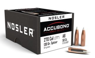 NOSLER 270 CAL 130GR  ACCUBOND (50 CT.)