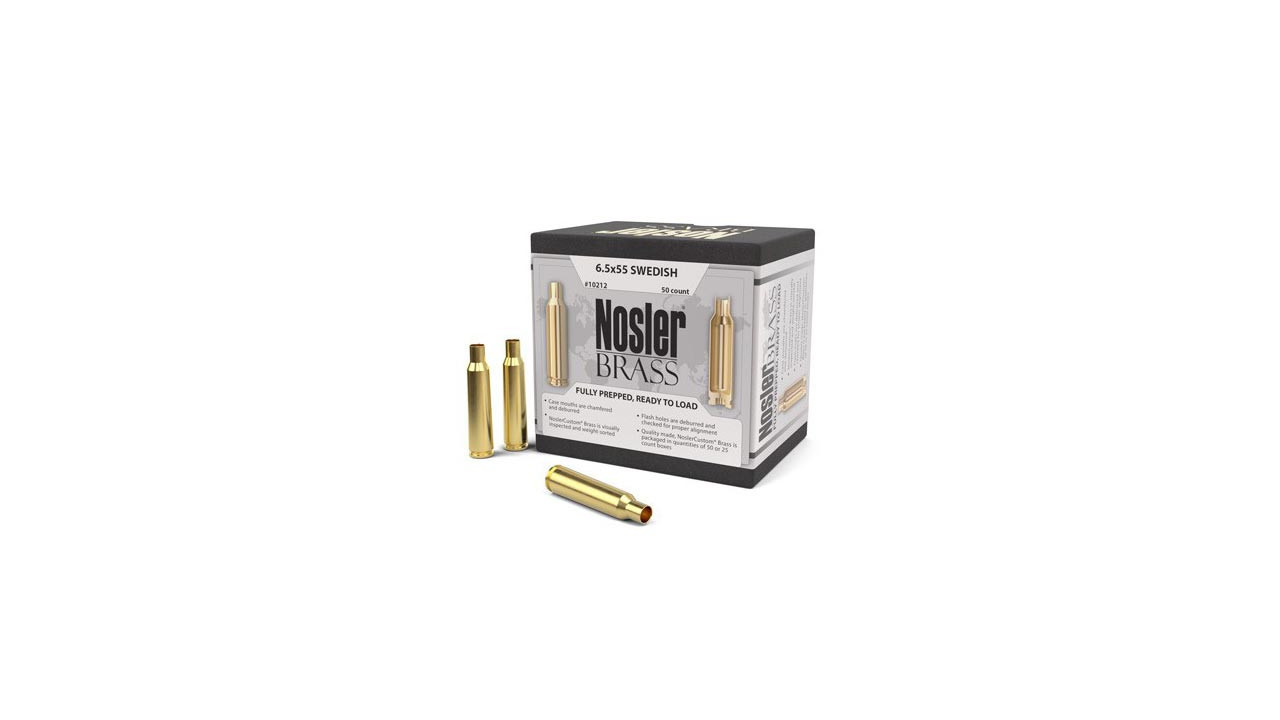 NOSLER NC BRASS-6.5MMX55 SWED (50CT)
