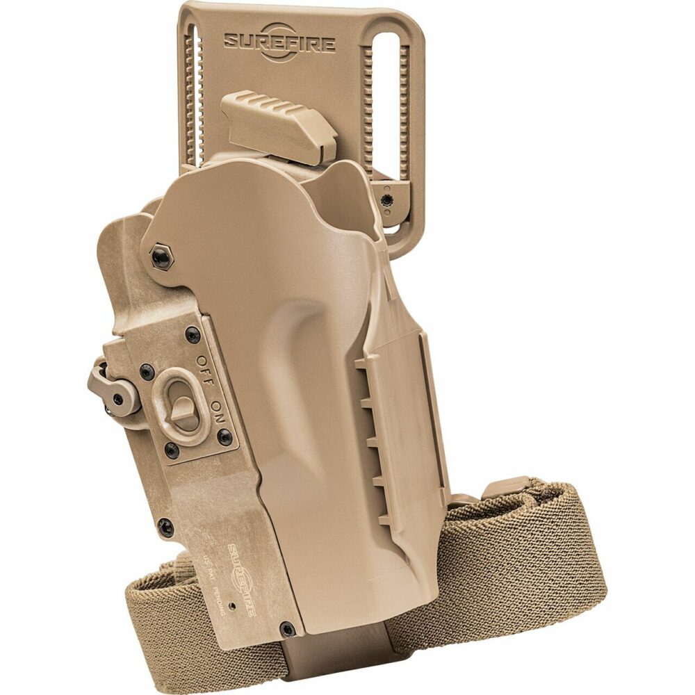 SUREFIRE MASTERFIRE PRO RAPID DEPLOY HOLSTER TAN, RIGHT HAND