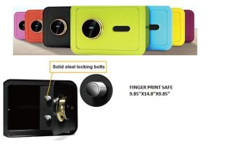 SCORPIO SAFE, PERSONAL MODEL, FINGERPRINT LOCK, BLK.