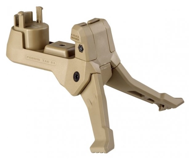 FAB DEFENSE TAR PODIUM QUICK DEPLOYMENT BIPOD FOR TAR 21 TAN