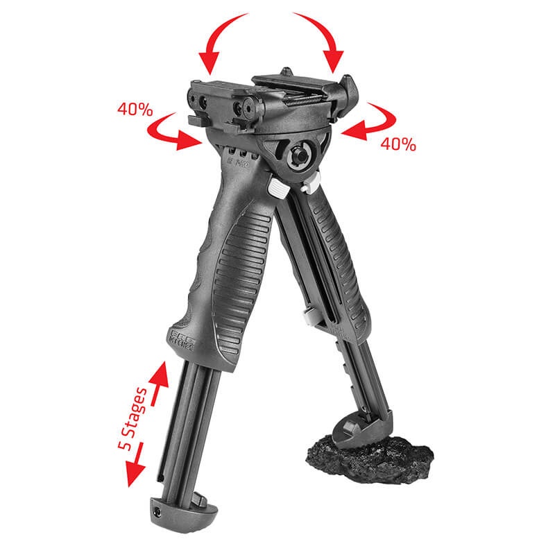 FAB DEFENSE ROTATING TACTICAL FOREGRIP & BIPOD GEN 2