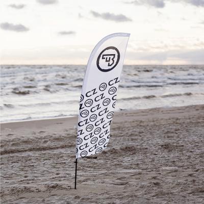 CZ BEACH FLAG WHITE CZ 520CM