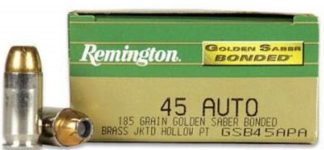 REM GOLDEN SABRE .45 CAL 185 GR *25 RD BOXES*