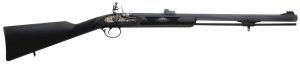 TRADITIONS SYN. BLACK / FLINT/.50 / 24” BLUED