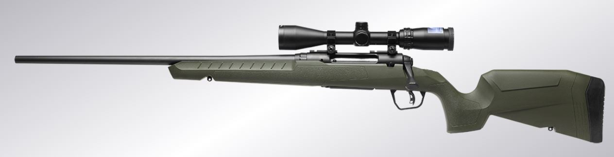 SAVAGE AXIS 2 XP GREEN LEFT HAND 6.5 CREEDMOOR 22″ OD GREEN