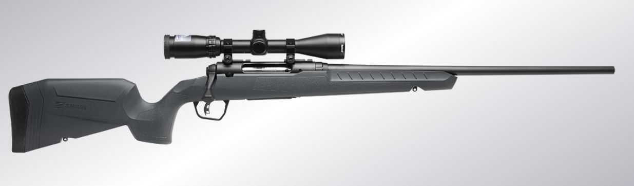SAVAGE AXIS 2 XP GRAY LEFT HAND 308 WIN 22″ GRAY SYNTHETIC