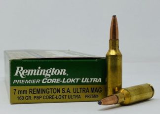 REM. c.7MM REM. S/A U/M 160 gr. PSP ULT