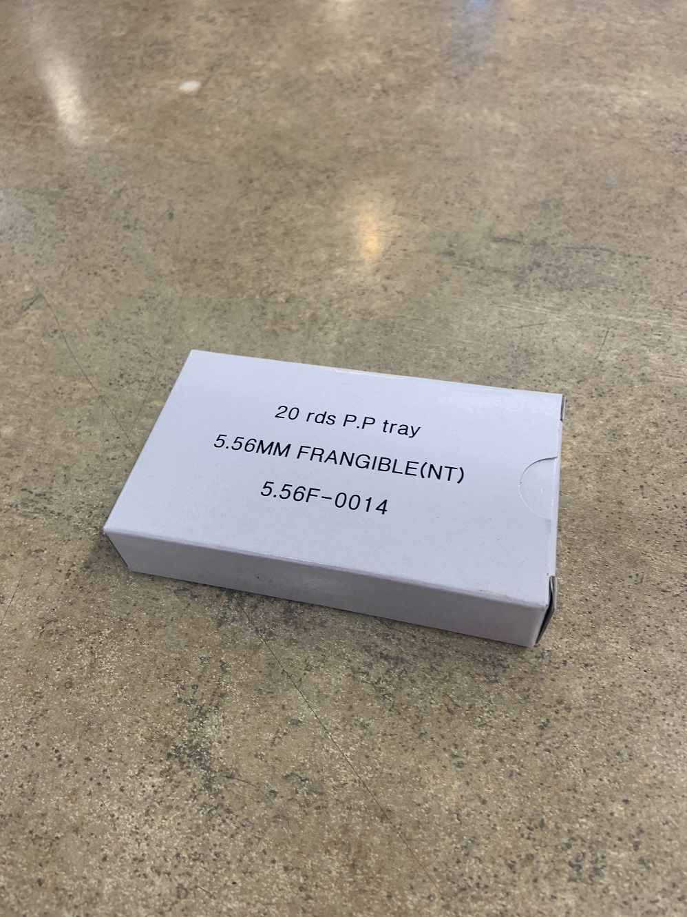 PMC 5.56 X 45mm FRANGIBLE 45GR  20RDS