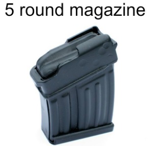 CSA 7.62X39 SHORT 5RD MAG BLK