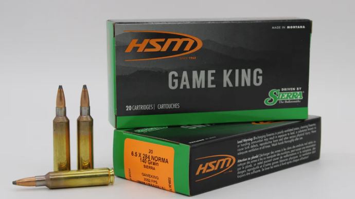 HS MUNITIONS 6.5X284 NORMA 140 GR SBT GAMEKING