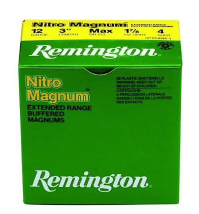 REM. MAG 12 ga. 2 3/4” 1 1/2 oz #4 LEAD