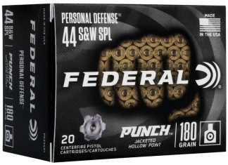 FED 44 S&W SPECIAL 180 GR PUNCH JHP 20RDS