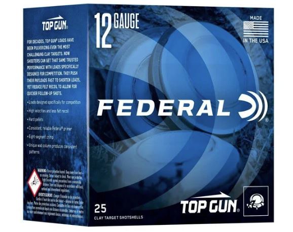 FED TOP GUN SPORTING 12GA 2 3/4” 1OZ #7.5 1330 FPS