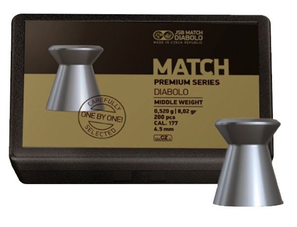 JSB Match Premium Middle Weight .177/4.50 mm – 200 Pieces