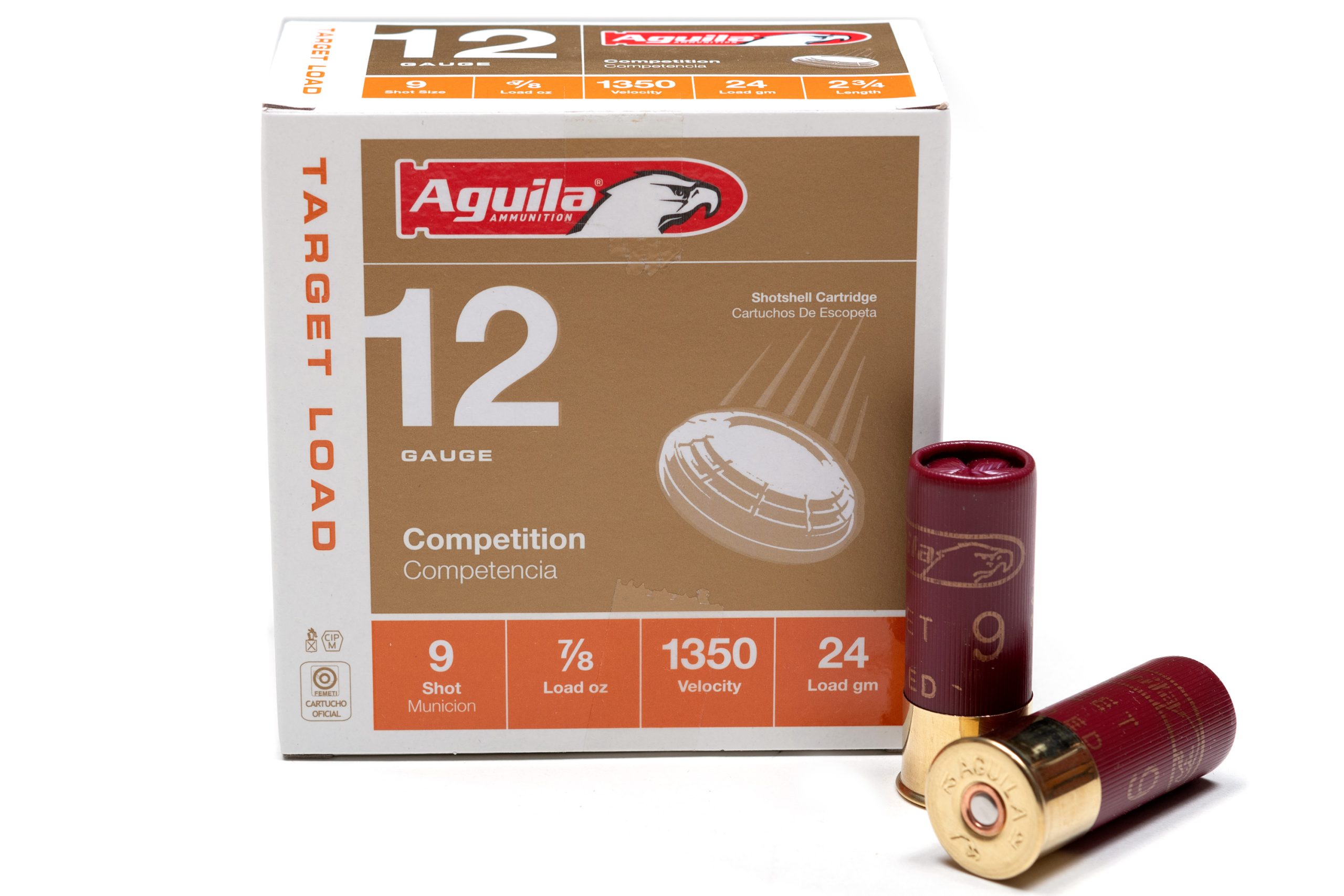 AGUILA 12GA INT 2-3/4″ 7/8OZ 1350 FPS #8