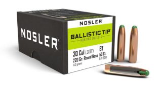 NOSLER 30 CAL 220GR BALLISTIC TIP (50 CT)