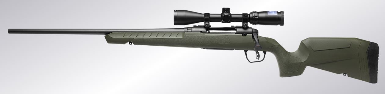 SAVAGE AXIS 2 XP GREEN LEFT HAND 30-06 SPFLD 22″ OD GREEN SY
