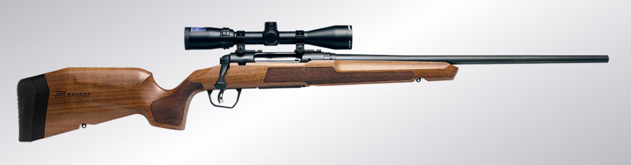 SAVAGE AXIS 2 XP HARDWOOD 270 WIN 22″ BROWN HARDWOOD