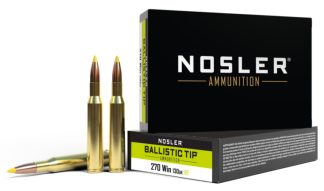 NOSLER 270 WIN 130GR BALLISTIC TIP (20 CT.)