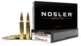 NOSLER 223 REMINGTON MATCH 69GR CUSTOM COMPETITION MATCH HPB