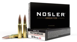 NOSLER 308 WINCHESTER 155GR CUSTOM COMPETITION HPBT (20 CT.)